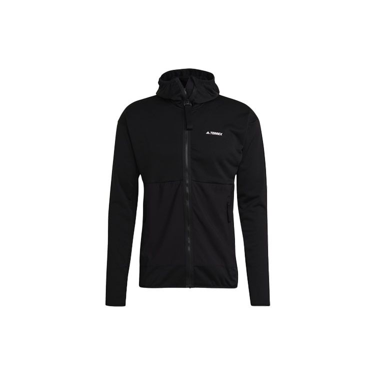 adidas Terrex однотонная спортивная куртка с капюшоном, мужская верхняя одежда, черная GI7313