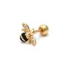 [Bnbgold] 14K/18K Bee Piercing Earrings (Single Side) Jne23488