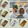 Милый Забавный Чехол-Обезьянка Для iPhone 17,16,15,14,13,12,11 Pro Max, Легкий и Практичный Мягкий Черный Чехол