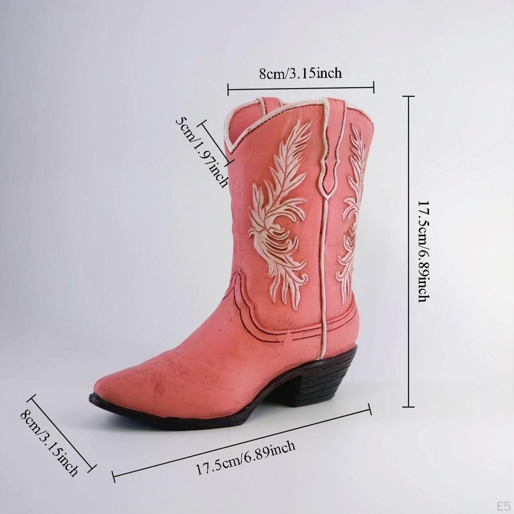 Boot Shaped Resin Flower Planter for Floral Arrangements In Home And Cafe
