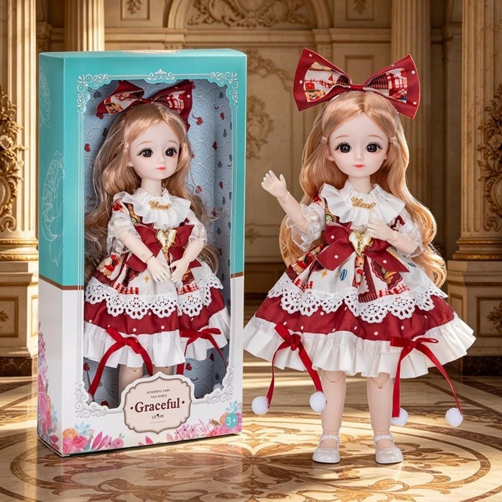 20 Joints BJD Doll Movable Joints Dress Up Doll Little Doll Princess Doll Festival Gift