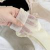 Весенне-летние тонкие сетчатые перфорированные носки до середины икры, кружевные милые дышащие носки в балетном стиле