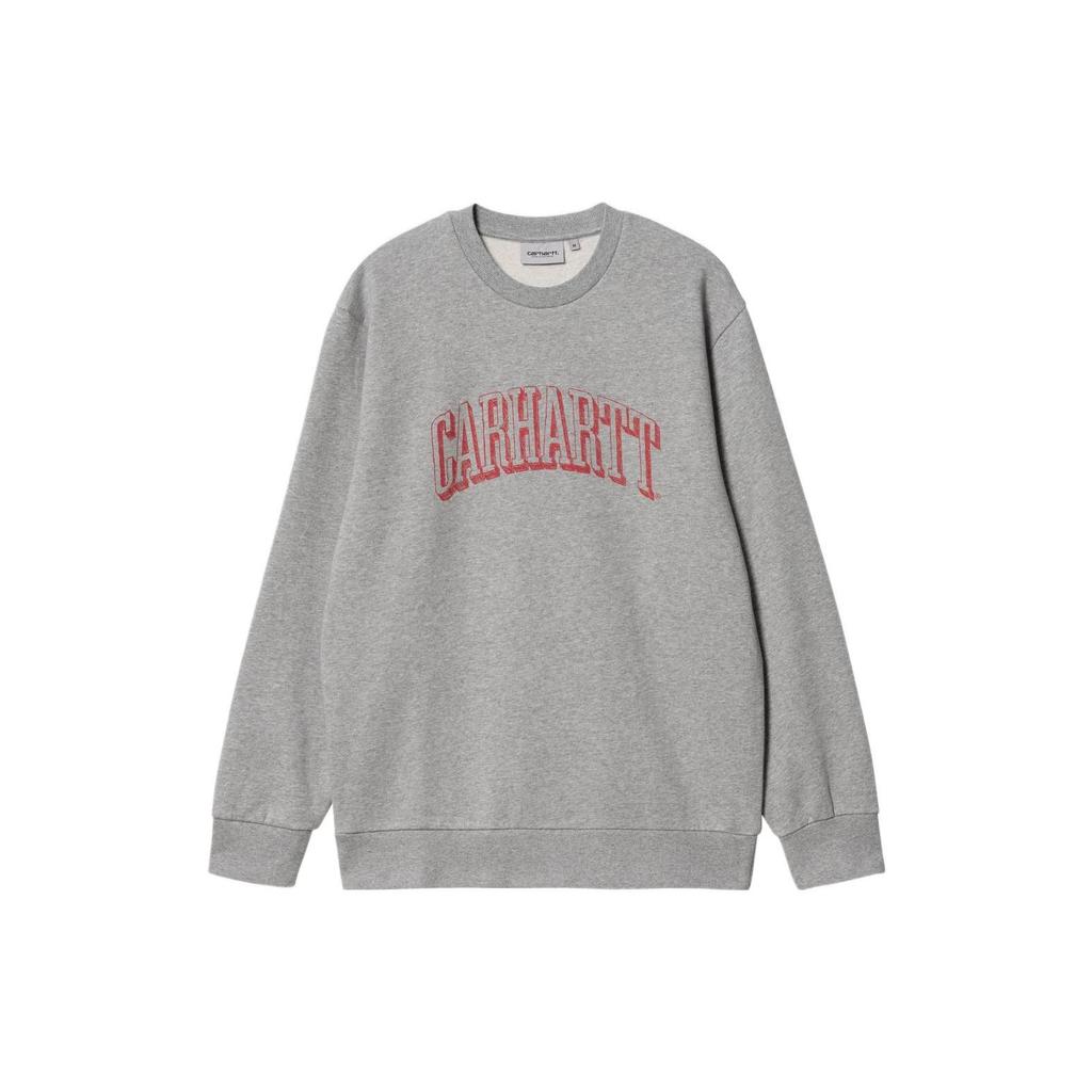 Carhartt WIP Свитшот с принтом граффити FW22 Мужской свитшот Серый I030939-19X-XX