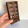 Сенсорная миниатюрная книжная полка, деревянный книжный шкаф, сенсорная книга для дома, школы, путешествий, работы, отдыха, украшений, Gi