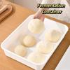 1/2 Pieces Air Tight Dough Proofing Box with Cover Food Grade Proofing Container Sturdy Food Storage Container Bread Making