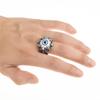 Creative Fashion Vintage Dragon Claw Evil Eye Ring for Men and Women Finger Decor Jewelry Gift