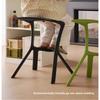 Современный скандинавский высокий барный стул с экологичным полипропиленовым сиденьем геометрического дизайна, прочный пластиковый кухонный стул для дома