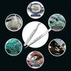 Stainless Steel Electronics Precision Curved/Straight Tip Tweezers Repair Tool