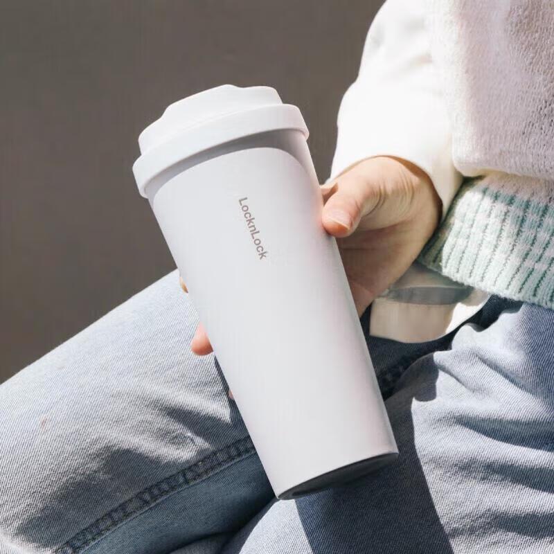 LOCK&LOCK LHC3249 550ML Stylish Insulated Coffee & Water Bottle