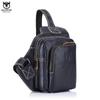 Men's Fashion Chest Bag Soft Leather Chest Bag Men Casual Messenger Bags Large-Capacity Business Bag's