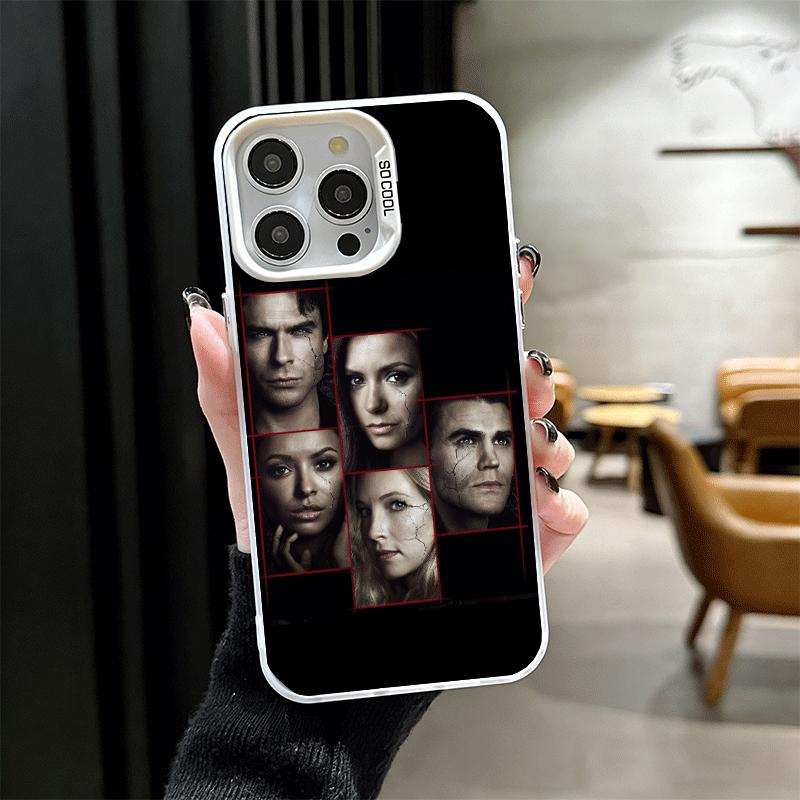 Мягкий чехол для телефона «Дневники вампира» для iPhone 15 16 17 Pro Max 17Air 16E 14 Plus 13 12 Mini Ударопрочный чехол Задняя панель