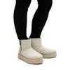 (WMNS) UGG F19 Classic Rebel Biker Mini Розовый на флисовой подкладке Женский 1105313-BONE