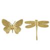 Retro Butterfly/Dragonfly Brass Handle Vintage Wardrobe Drawer Pulls Cabinet Door Knobs  Dresser