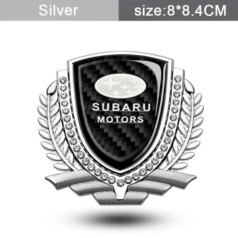 3D Car Window Sticker Exterior Logo Sticker for Subaru Emblem Forester Impreza Legacy XV Outback STI WRX BRZ Tribeca WRC ASCENT PP111