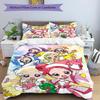 3pcs DoReMi1 Design Cover Set - HD Printed Bedding with 1 Cover and 2 Pillowcases - Perfect for Home and Dorm Decor