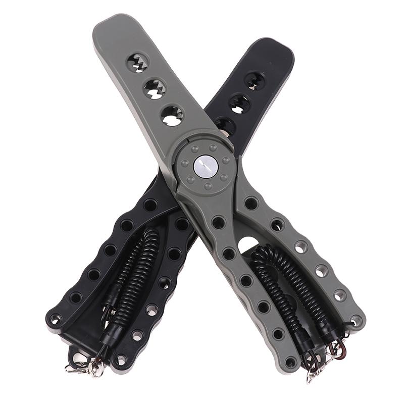 Пластиковые рыболовные плоскогубцы с захватом, инструмент для извлечения крючка, прочный захват для сома с нескользящей ручкой и шнуром