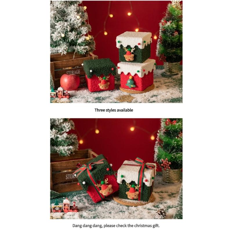 User Friendly Holiday Storage Box Craft Set Featuring Cardstock Base And Soft Lambswool Accent