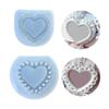 Food Grade Silicone Heart Shape Mold For DIY Jewelry Keychain Pendant Resin Crafting And Liquid Art Projects