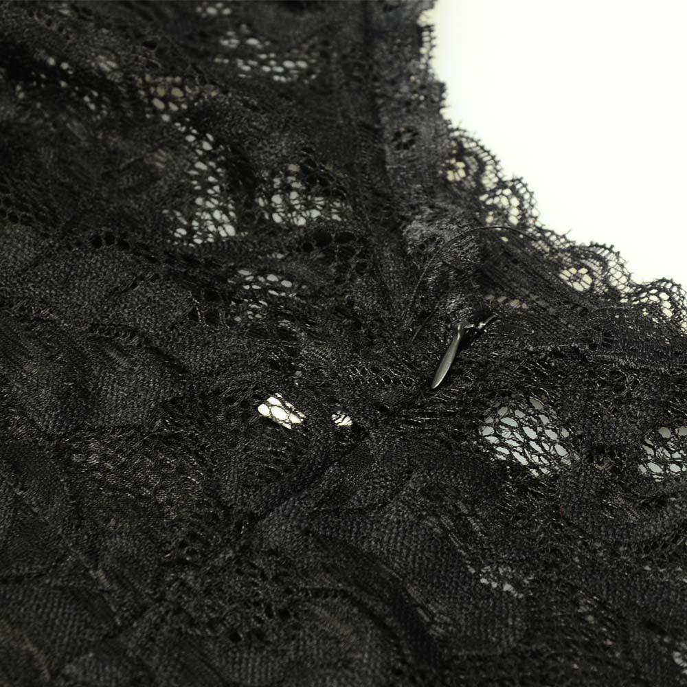 Женское однотонное вечернее платье с круглым вырезом и рукавом три четверти, длинное кружевное