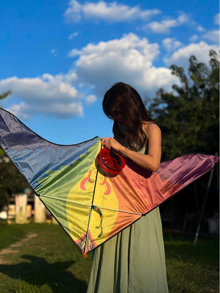 2026 High-End Rainbow Kite for Adults: Easy Flying, Vibrant Colors, Perfect for Light Breeze and Photography