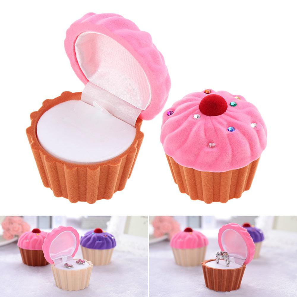 Аксессуары Свадебные Коробки для Колец Серьги Подставка для Ожерелий Бархатная Шкатулка для Ювелирных Изделий Контейнер для Браслетов