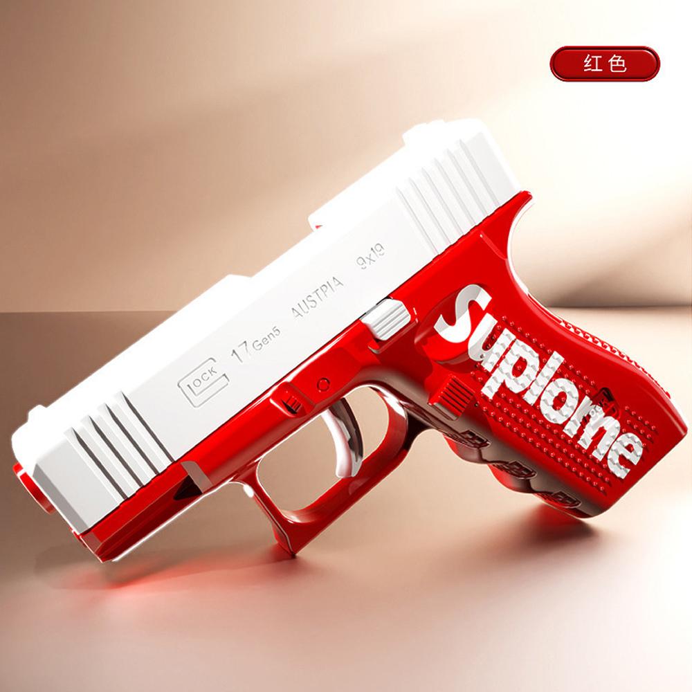 Children's Water Gun Manual Continuous Glock Water Gun Boys and Girls Play Bucket Cooling Toys In Summer Water Gun