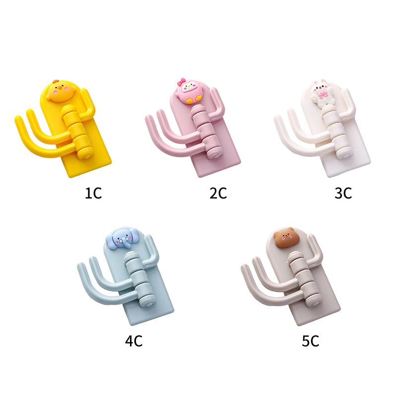 Симпатичные крючки, самоклеящиеся, 3 крючка, симпатичные, для студенческого общежития, бесплатный дырокол, не оставляющий следов, липкий крючок, настенный, дверной, крючок для ключей