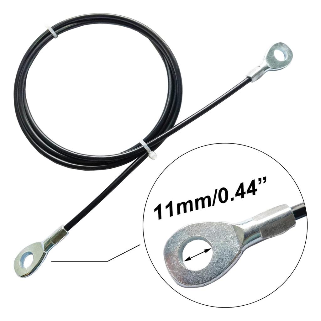 Homes Gym Fitness Pulldown Cable Replacement Heavy Duty Pulley Cable PU Coating Steel Wire Rope for Pulley System