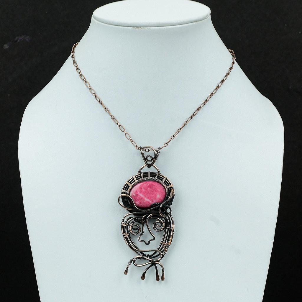 Подвеска Тулит, подвеска из медной проволоки, подвеска с драгоценным камнем, уникальный стиль, подвеска из медной проволоки, ювелирные изделия ручной работы, подарки на помолвку