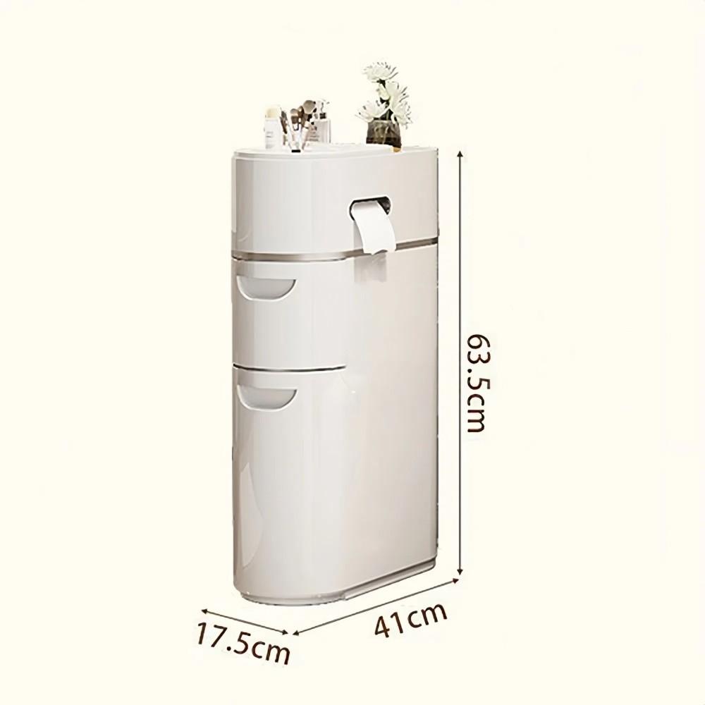 Large Capacity Gap Storage Organizer Movable Plastic Storage Rack  Small Spaces