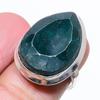 Emerald Natural Gemstone Handmade 925 Sterling Silver Ring Size 9 T8O69