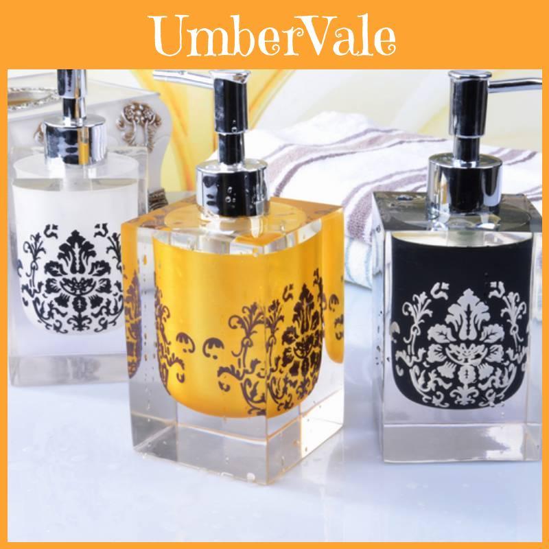 Stylish Bathroom Foam Soap Container With Decorative Design For Hotel Restroom Accessories