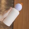 Ins Style Spherical Lid Thermos Cup Double Wall 304 Stainless Steel Insulated Bottle 400ml Coffee Cup Ladies