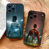 Футбольный R-Роналду Чехол для телефона для iPhone 17,16,15,14,13,12,11 Plus,Pro Max,XS,Мягкий черный чехол