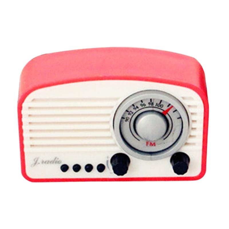 1:12 Миниатюрная имитация старинной ретро-радиостанции, модель магнитофона, мебель X3UC