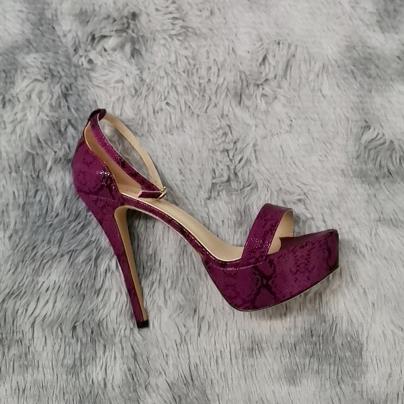 Women Sandals Sexy Open Toes 14cm Sexy Supper High Heels Patent Leather Nighclub Platform Party Red Wedding Shoes