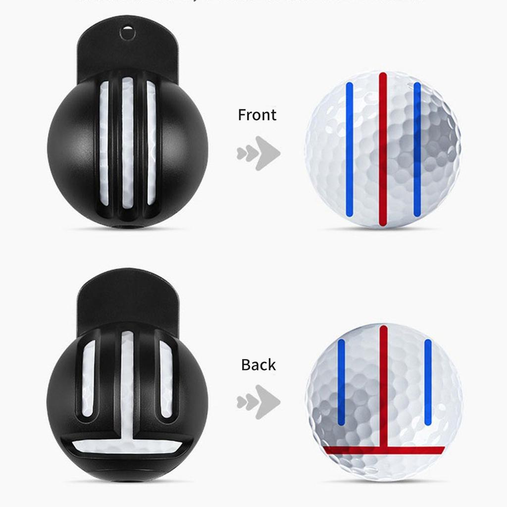 Маркер линий для гольфа с ручкой Водонепроницаемый маркер линий Инструмент для выравнивания патта Маркер для позиционирования патта Простота использования