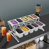 10-Tier Expandable Spice Rack, 2-Tier Spice Shelf Organizer, Stackable Kitchen Spice Rack, Countertop Space-Saving Spice Storage