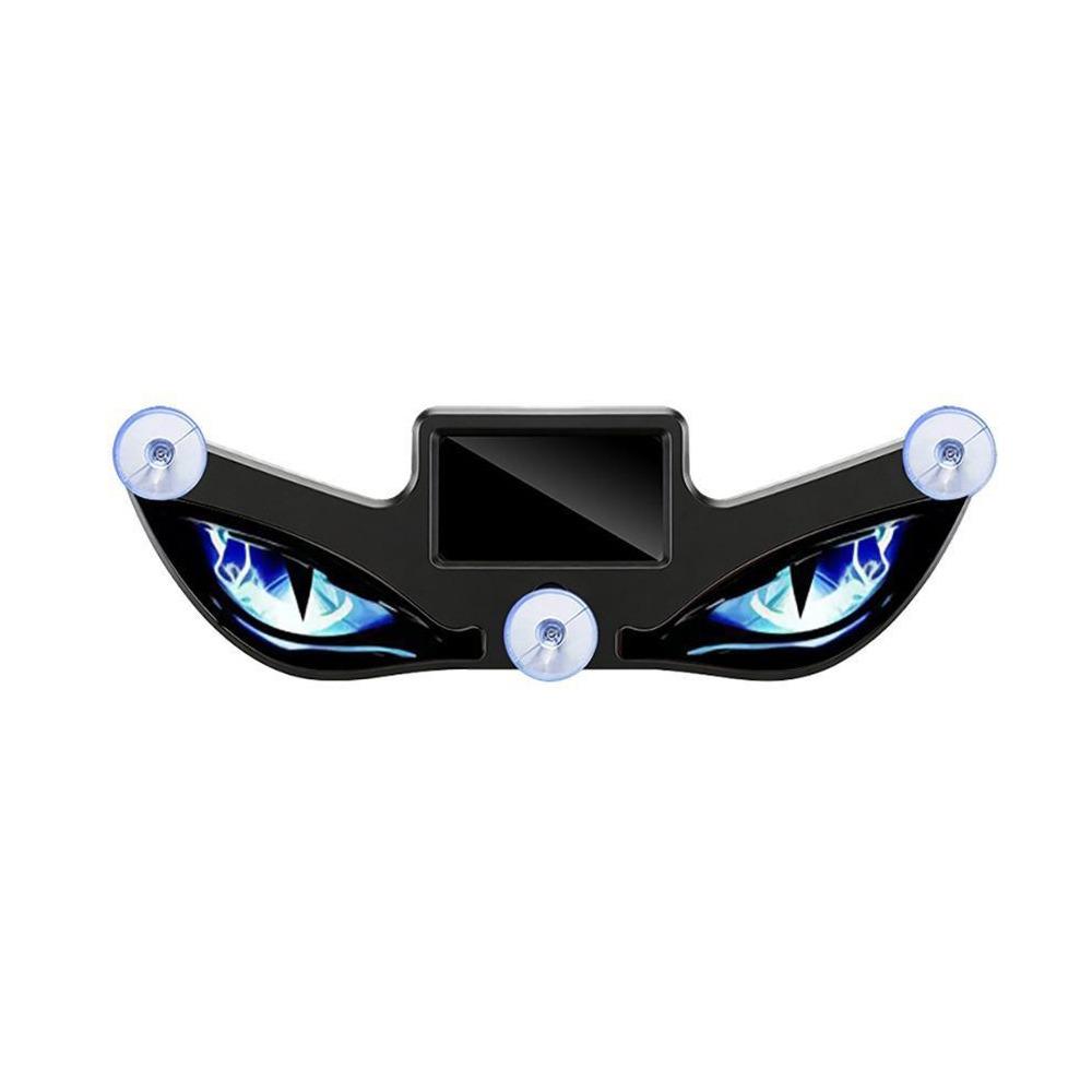 Solar Car Warning Light Suction Cup Evil Eye Light New Vehicle Safety Light