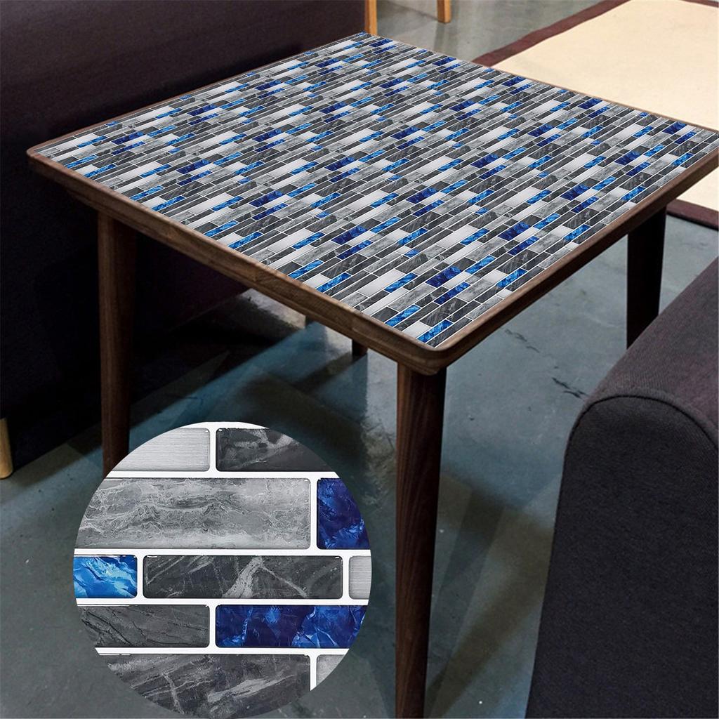 Самоклеящаяся плитка, плоская наклейка на стену, кухня, ванная комната, кристаллическая плитка, наклейки, 2 комплекта, 20 шт.