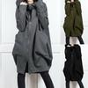 Women Full Zip Hoodie Ladies Long Cardigan Hooded Cardigan Jacket Coat Top Dress