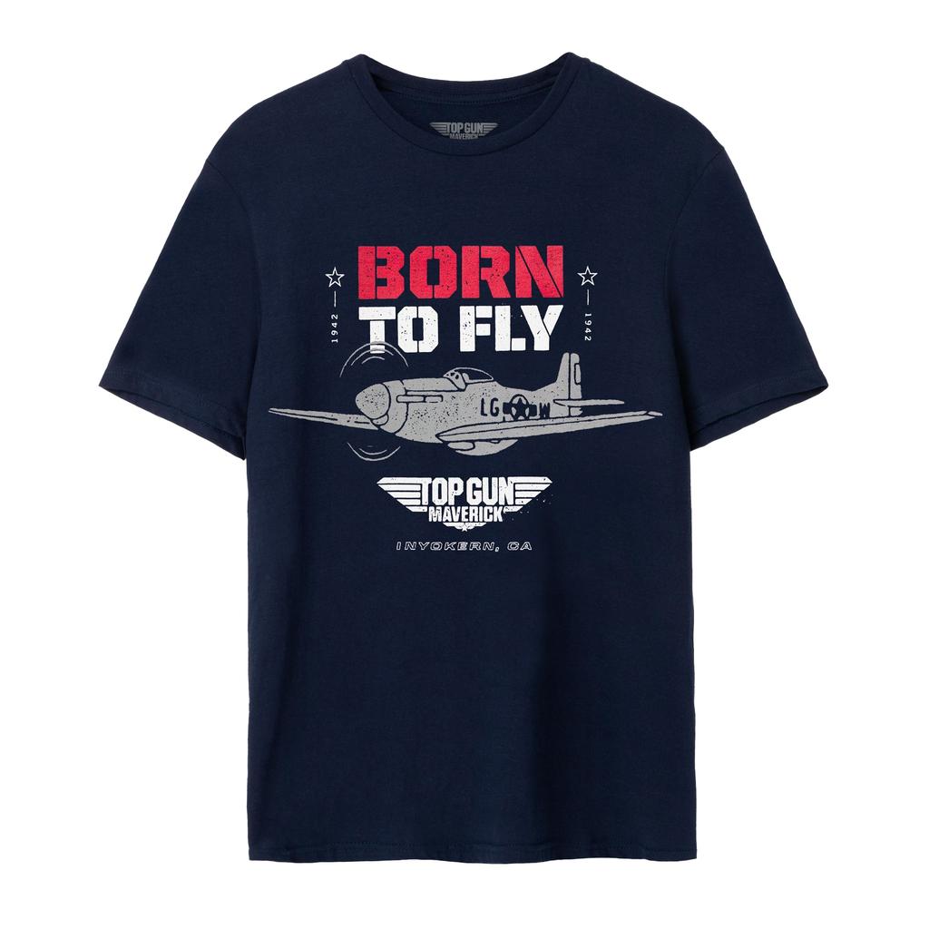 Top Gun: Maverick Mens Born To Fly T-Shirt