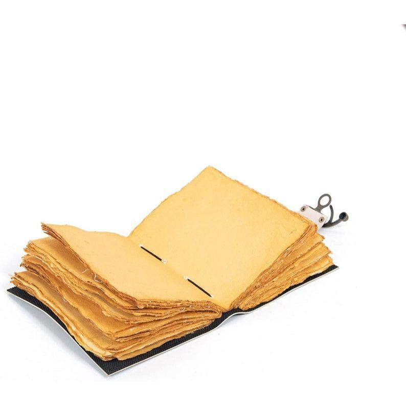 Книга теней журнал пустой бумага ручной работы с неровным краем винтажный кожаный журнал блокнот дневник