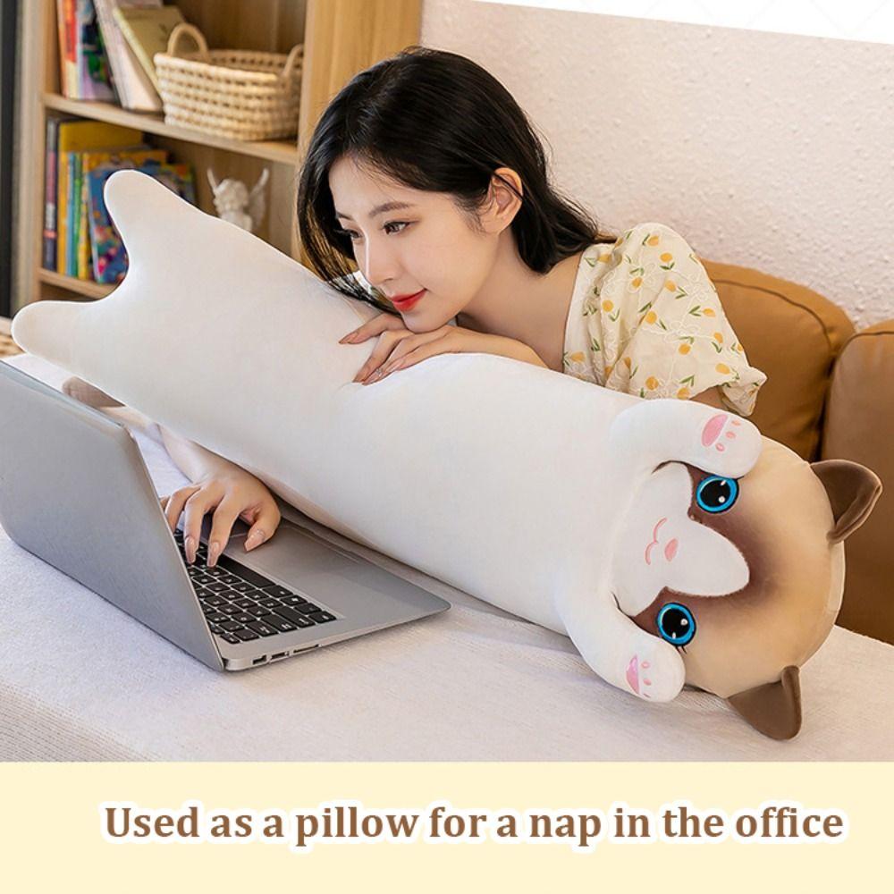 50/70cm Sleeping Throw Pillow Squishy Cat Leg Pillow Cute Plush Throw Pillow Birthday Gifts