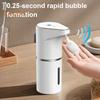 Automatic Soap Dispenser with RGB Light Touchless Operation 3-Stage Foam Infrared Induction Type-C Charging Bubble Soap Pump
