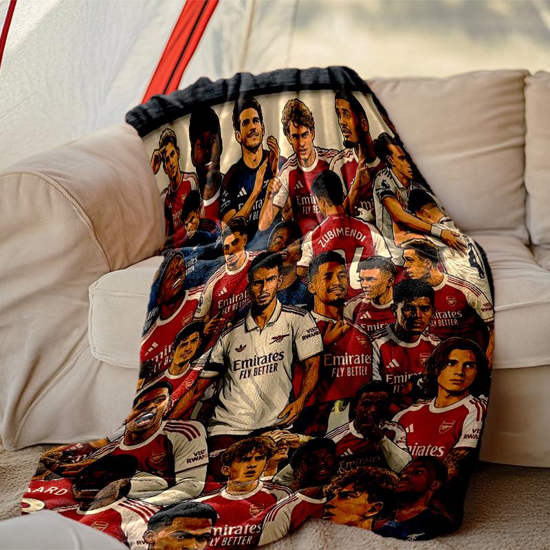 [Football Club Blanket] Creative Blanket for Women Men Family Friend on Birthday Mothers Fathers Day Valentines Day