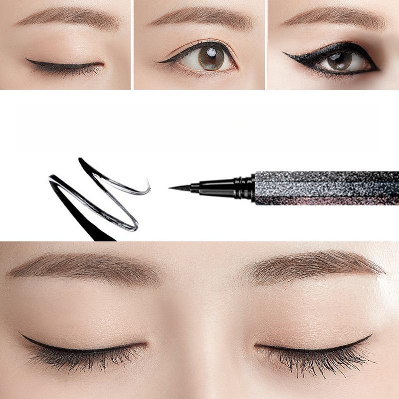 Waterproof and Non-smudging Eyeliner Natural Three-dimensional Lying Silkworm Contouring Liquid Eyeliner Lasting Setting Student Cosmetics Makeup