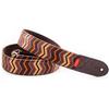 Straps 5cm ZIGGY BROWN RightOn! Guitar/Bass Strap, Wide, 80-145cm,