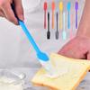 Long Handle Cream Cake Silicone Spatula Kitchen Non-stick Butter Chocolate Flour Scraper Baking Accessories