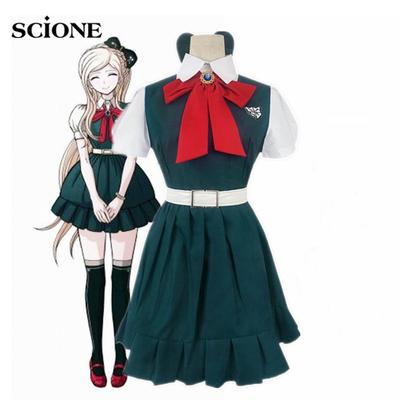 Аниме Danganronpa 2 Despair Sonia Nevermind платье для косплея женский костюм для вечеринки на Хэллоуин JK школьная форма 6 шт. полный комплект